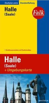 Halle harta orașului