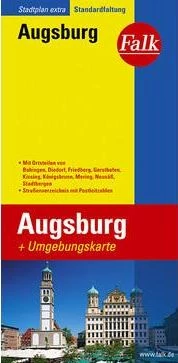 Augsburg harta - Falk