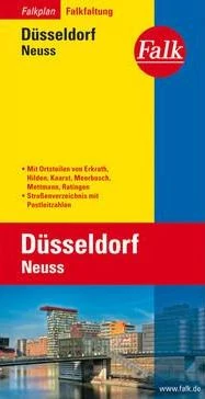 Düsseldorf harta - Falk