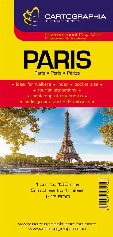 Paris harta - Cartographia