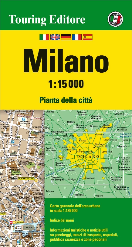 Milano harta orașului