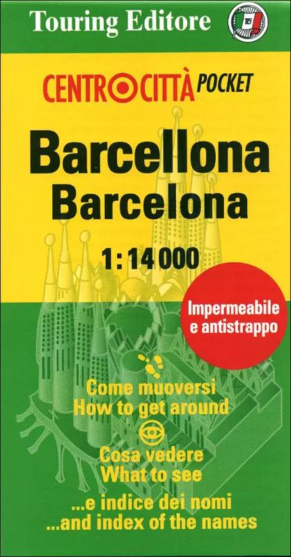 Barcelona harta orașului