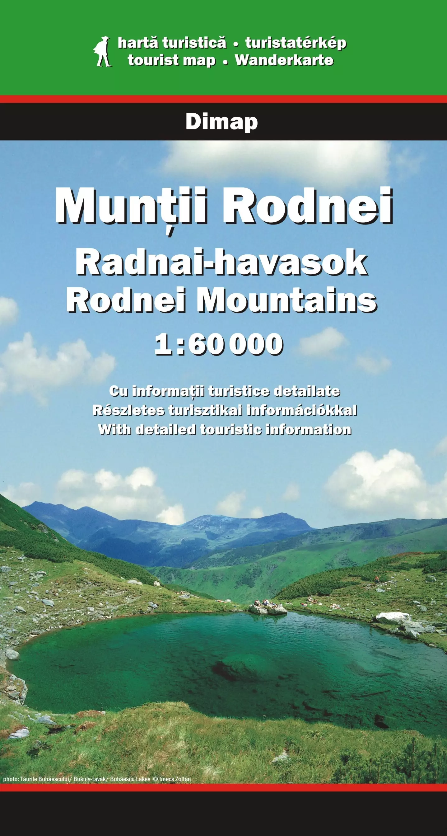 Munții Rodnei harta turistică