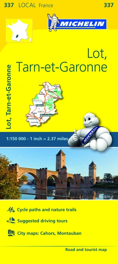 Lot, Tarn - et - Garonne harta
