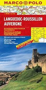 Languedoc - Roussillon, Auvergne harta