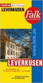 Leverkusen harta orașului - Falk