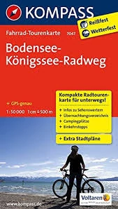 K 7047 Harta de ciclism Bodensee - Königssee - Radweg