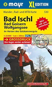 WM 530 Bad Ischl, Bad Goisern, Wolfgangsee harta turistică XL