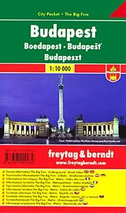 Budapesta City harta (Freytag)