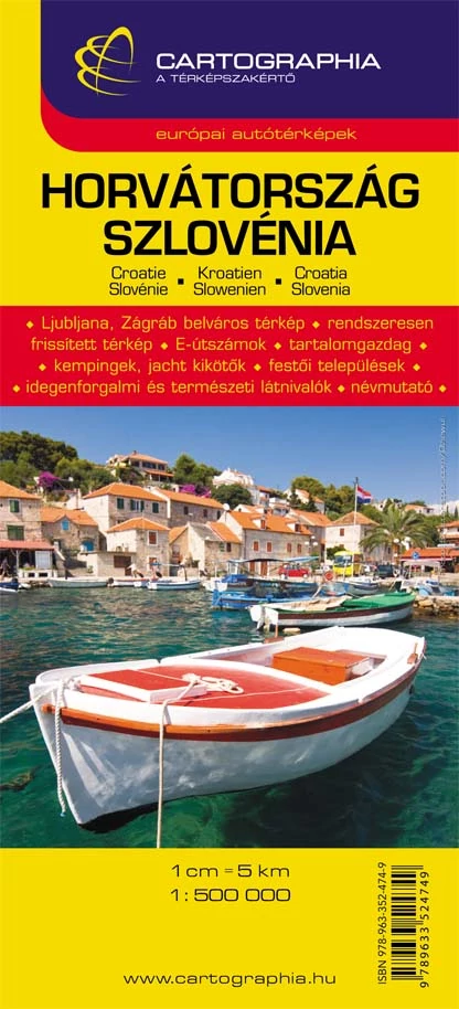 Croatia, Slovenia harta