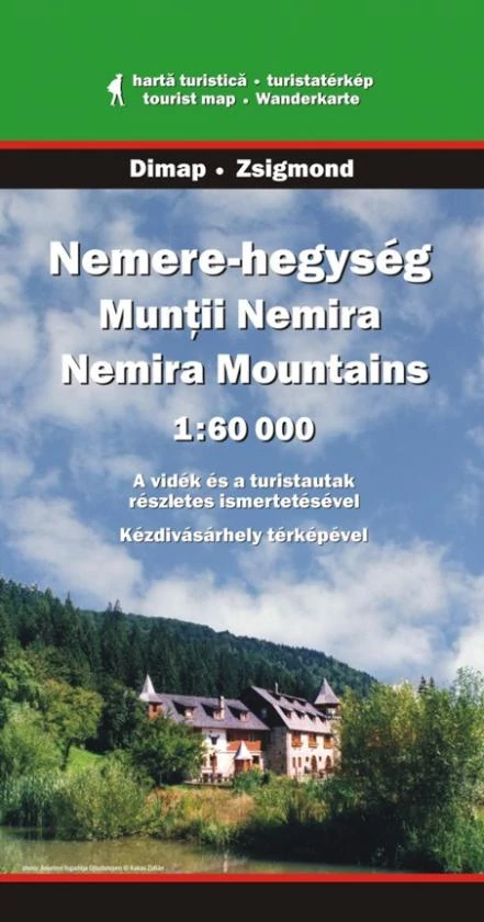 Munţii Nemere harta turistică