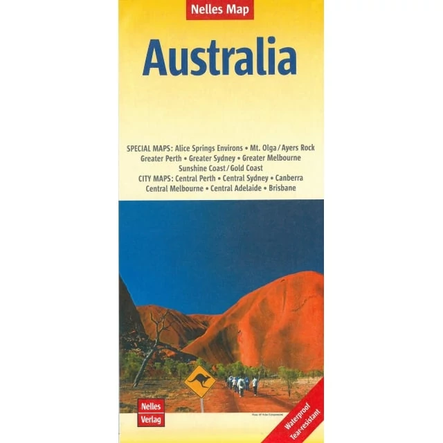 Australia harta - Nelles