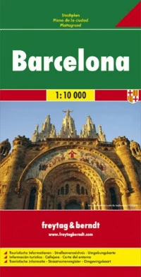 Barcelona harta orașului (Freytag)