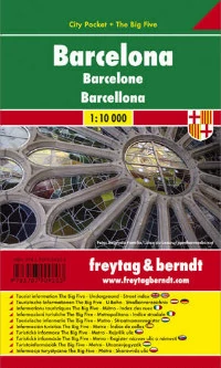 Barcelona City Pocket harta orașului (Freytag)