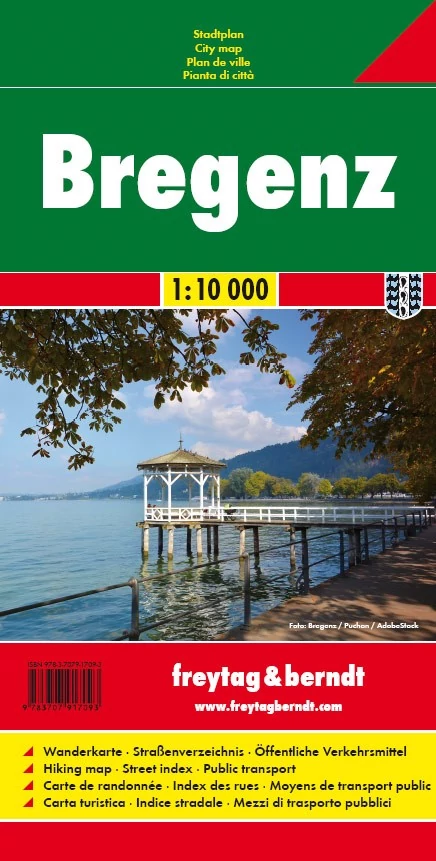 Bregenz  harta orașului (Freytag)