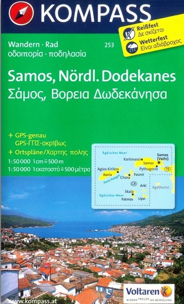 K 253 Samos, Dodekániszosz Nord harta turistică