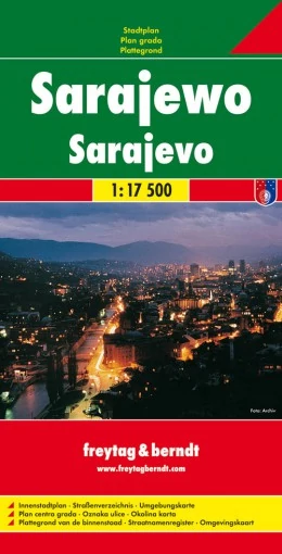 Sarajevo harta orașului (Freytag)