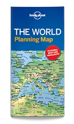Harta lumii (The World map) - Lonely Planet