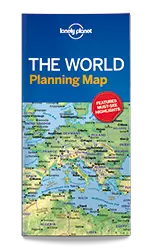 Harta lumii (The World map) - Lonely Planet