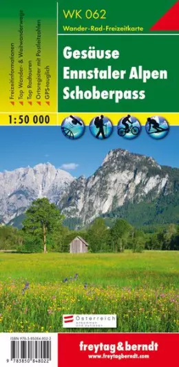 WK062 Gesause - Ennstaler Alpen harta turistică, 1:50 000 - Freytag