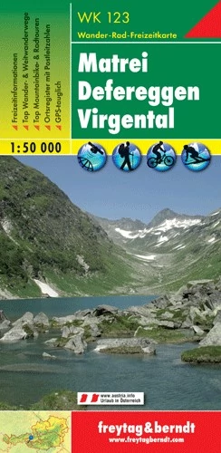 WK123 Matrei-Virgental harta turistică