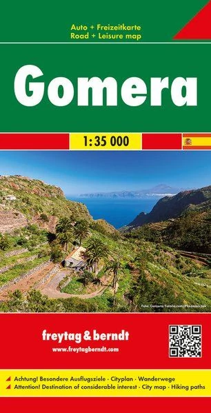 La Gomera harta de agrement și auto, 1:35 000 (AK0530) - Freytag