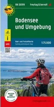 Lacul Boden harta outdoor și ciclism (RK 0099) - Freytag
