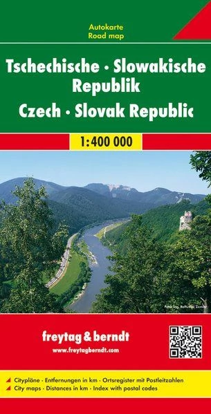 Cehia, Slovacia harta - Freytag