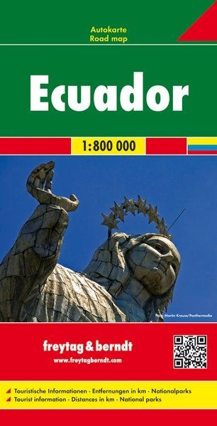 Ecuador, Galapagos harta 1:800 000 (Freytag)