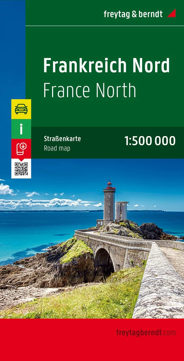 Franța Nord harta (Freytag)