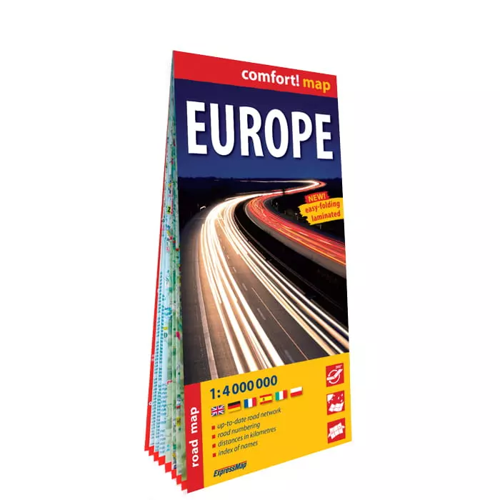 Europa harta Comfort (laminată) - Expressmap