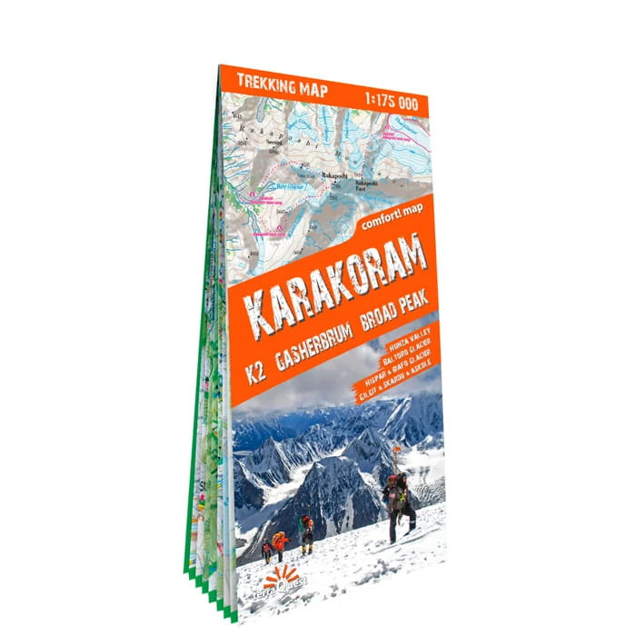 Karakorum harta turistică trekking