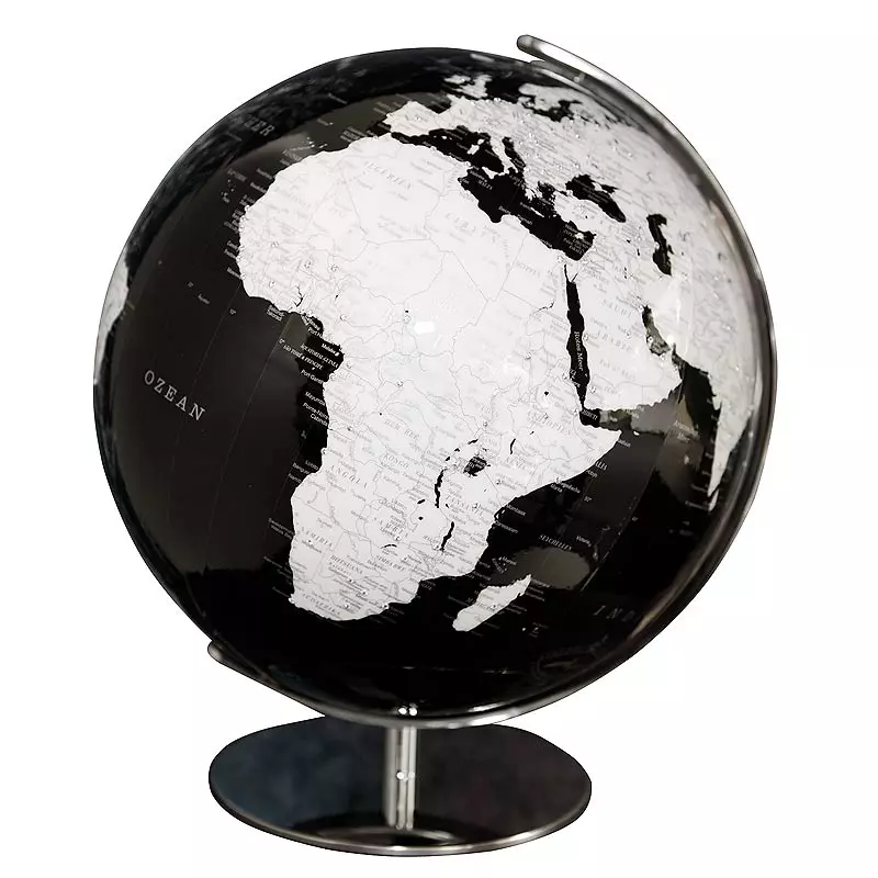Glob cu cristale Swarovski - iluminat cu contur negru, 34 cm - ARTLINE BLACK