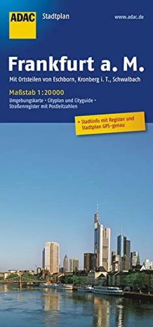 Frankfurt harta orașului- ADAC