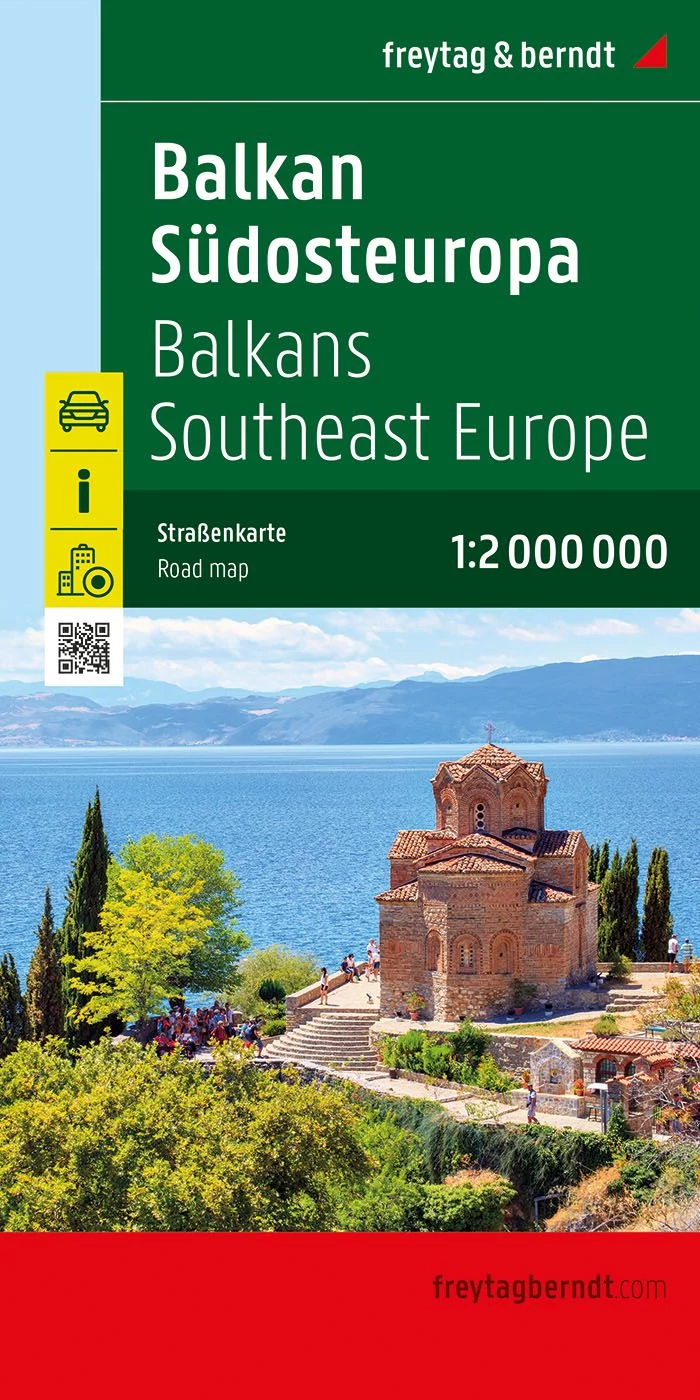 Balcani - Europa de Sud-Est harta (Freytag)