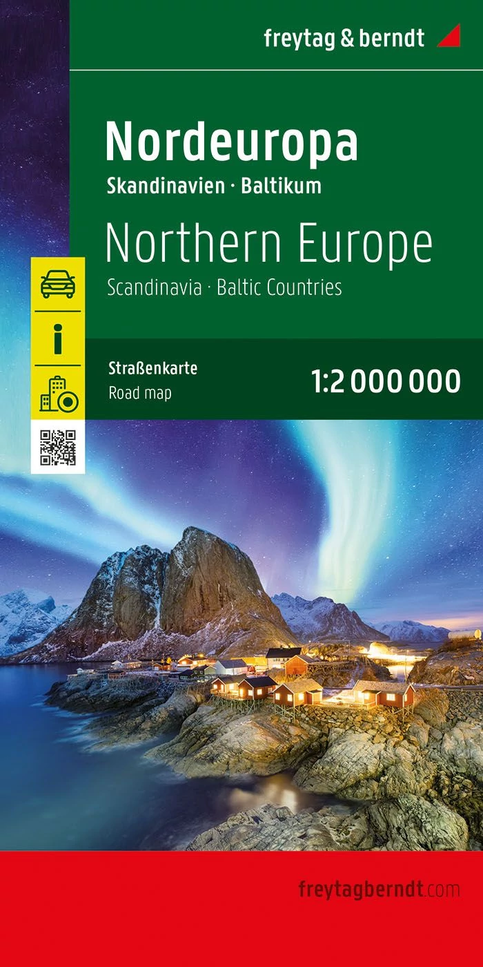 Europa de Nord, Scandinavia harta (Freytag)