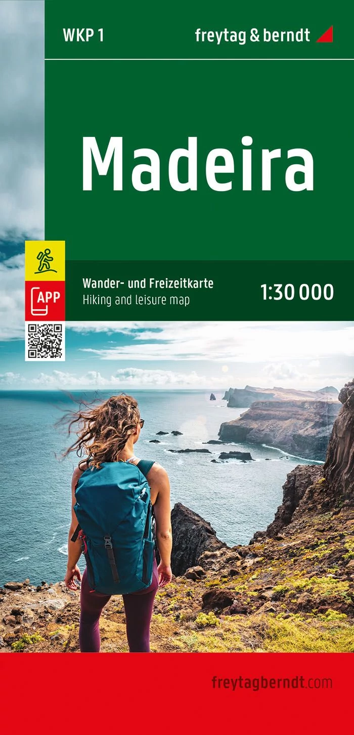 WKP 1 Madeira harta turistică, 1:30 000 - Freytag