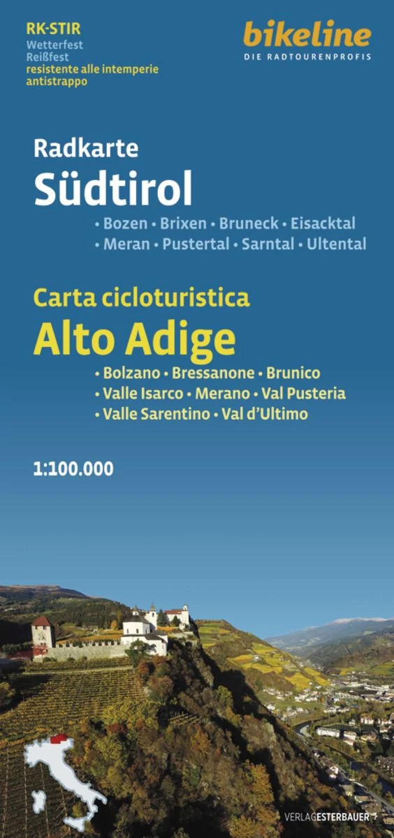 Tirol Sud harta de ciclism