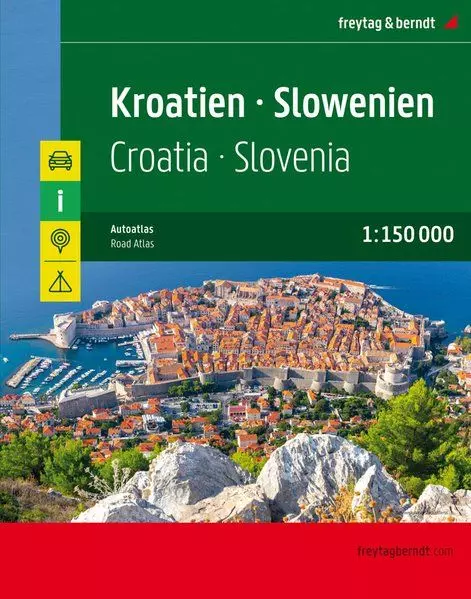 Croatia - Slovenia atlas (Freytag)