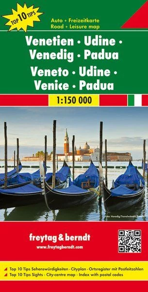 Veneto/Udine/Velence/Padua harta (Freytag)