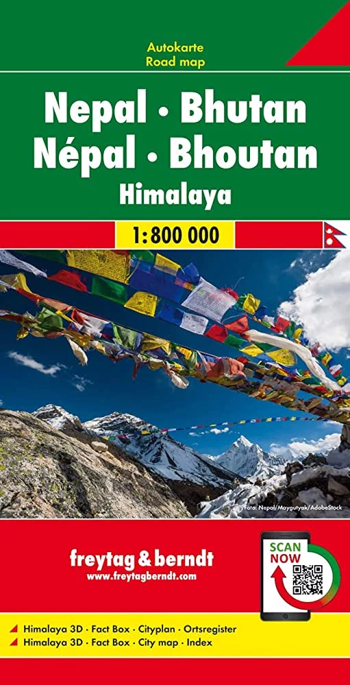Nepal, Bhutan, Himalaya harta (Freytag)