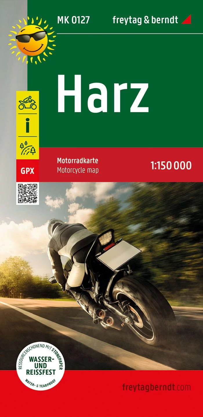 Harz harta pentru motociclisti (moto) - Freytag