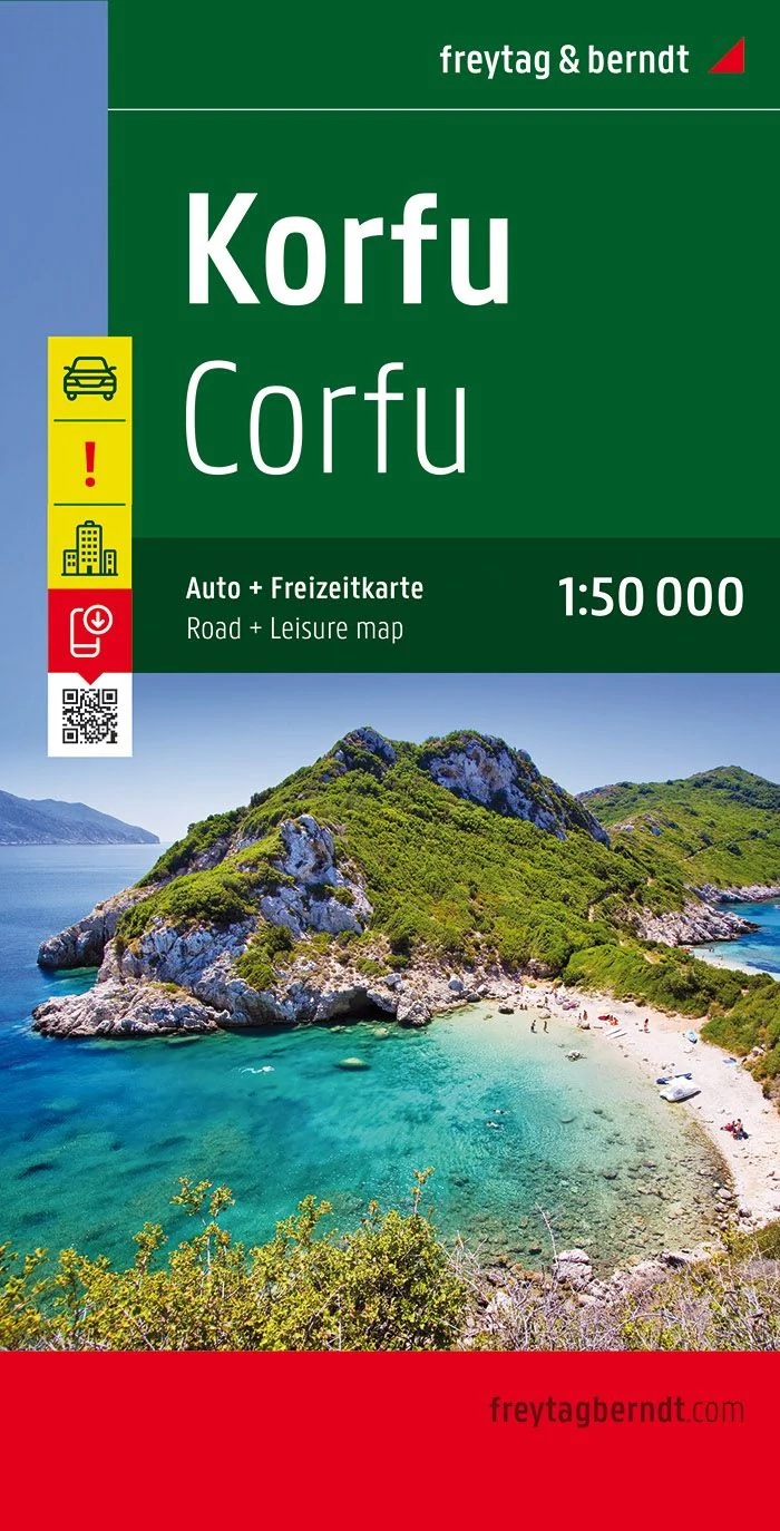 Corfu harta (Freytag)