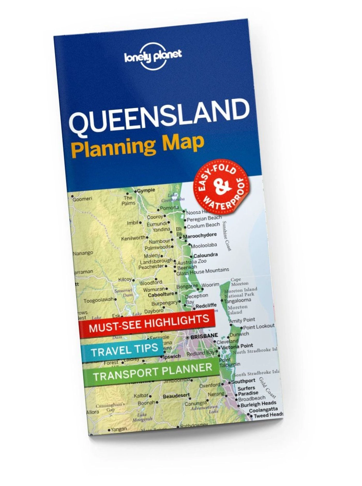 Queensland planificator de rute harta - Lonely Planet