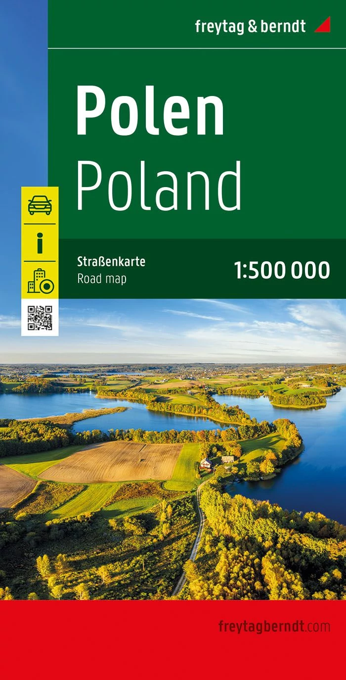 Polonia harta, 1:500 000  - Freytag