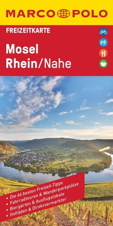 Germania harta outdoor  26. - Mosel, Rinului, Nahe - Marco Polo