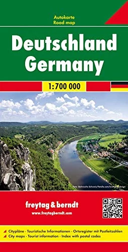 Germania hartă cartonată - Freytag