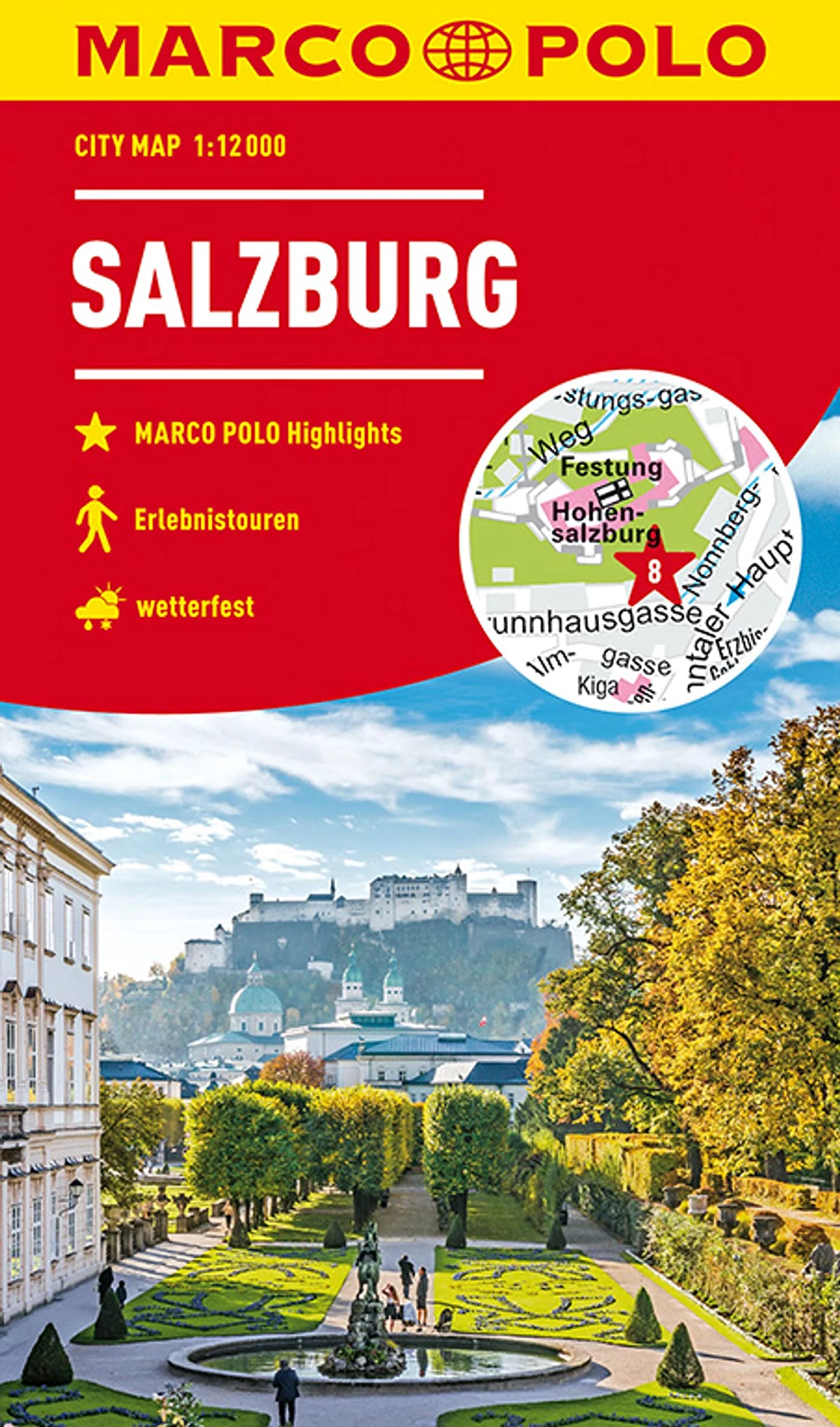 Salsburg harta orașului - Marco Polo