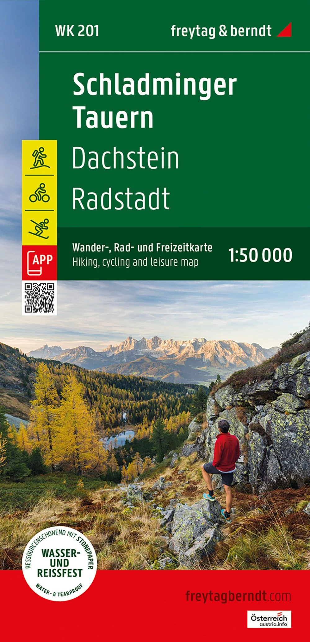 WK201 Schladminger Tauern - Radstadt - Dachstein harta turistică (Freytag)