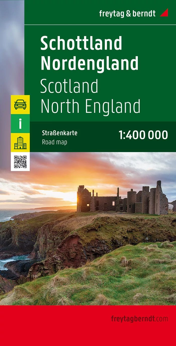 Scotia si Anglia Nord harta - Freytag